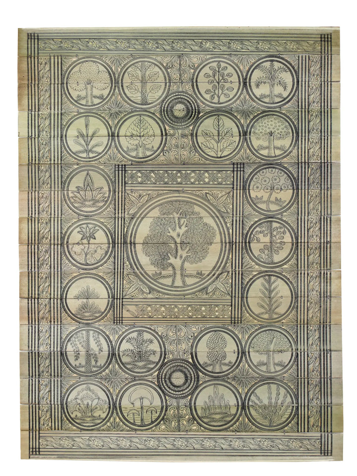 Tree of Life Pattachitra Painting on Cloth by Rabi Behera · view 1