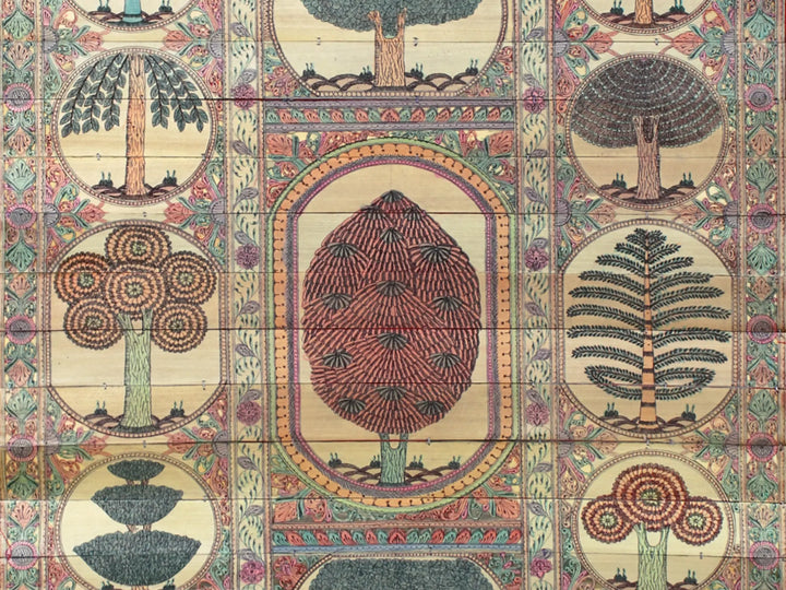Tree Series 3 Pattachitra Painting on Cloth by Rabi Behera · view 3
