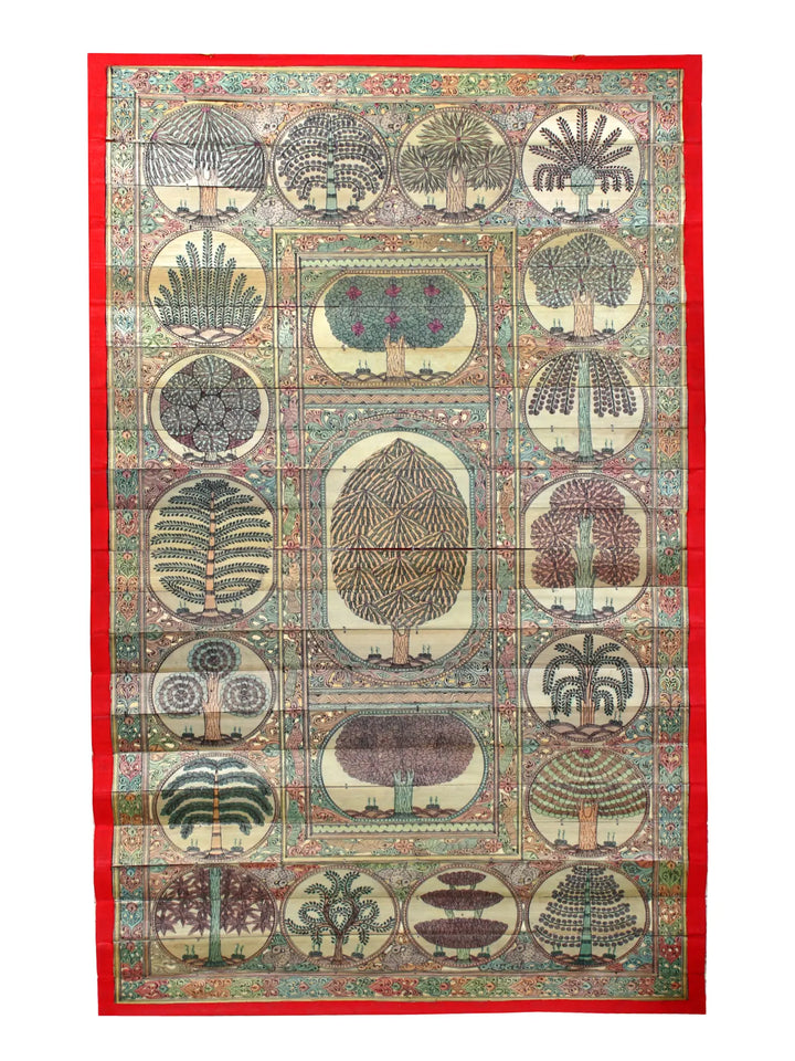 Tree Series 5 Pattachitra Painting on Cloth by Rabi Behera · view 1