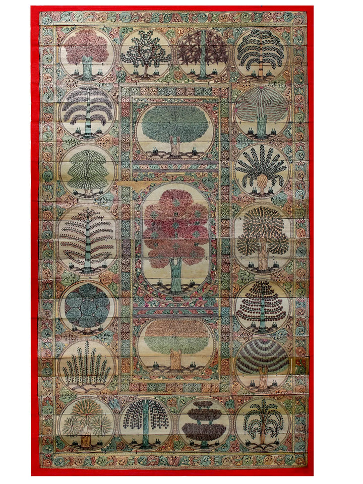 Tree Series 11 Pattachitra Painting on Cloth by Rabi Behera · view 1