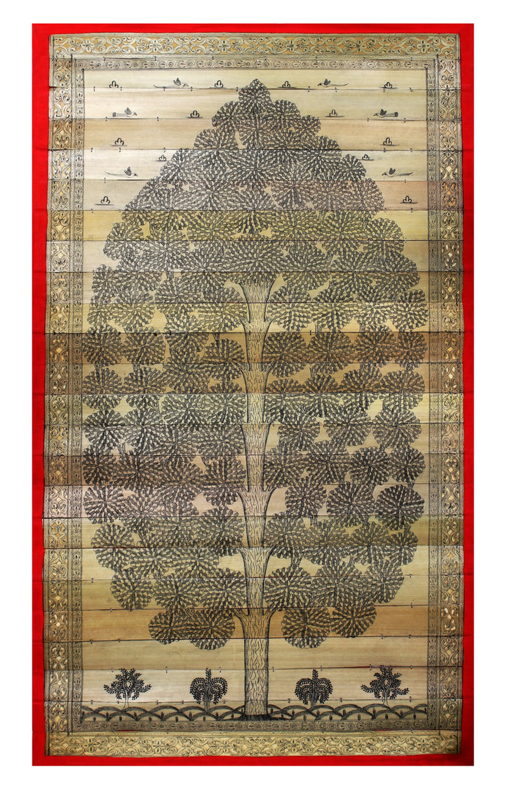 Tree Series 12 Pattachitra Painting on Cloth by Rabi Behera · view 1