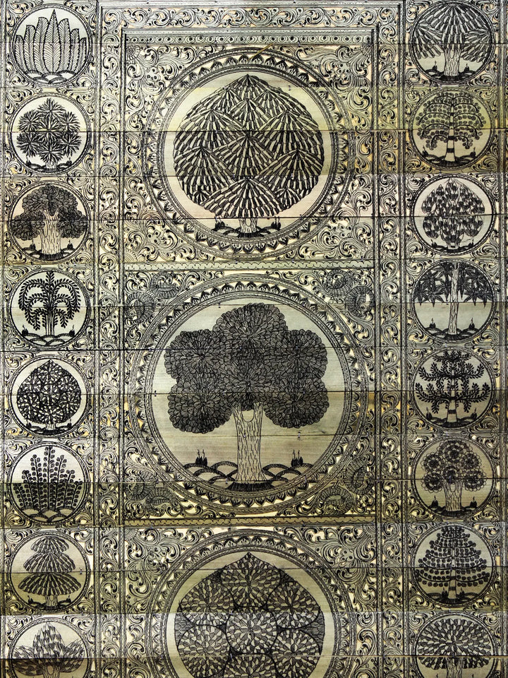 Tree Series 21 Pattachitra Painting on Cloth · view 2
