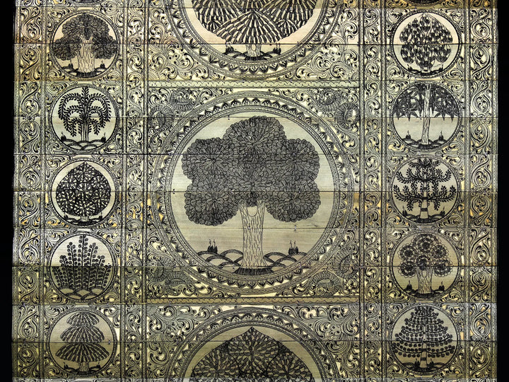 Tree Series 21 Pattachitra Painting on Cloth · view 4