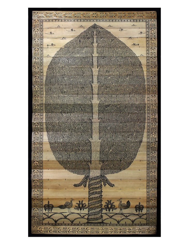 Tree Series 24 Pattachitra Painting on Cloth by Rabi Behera · view 1