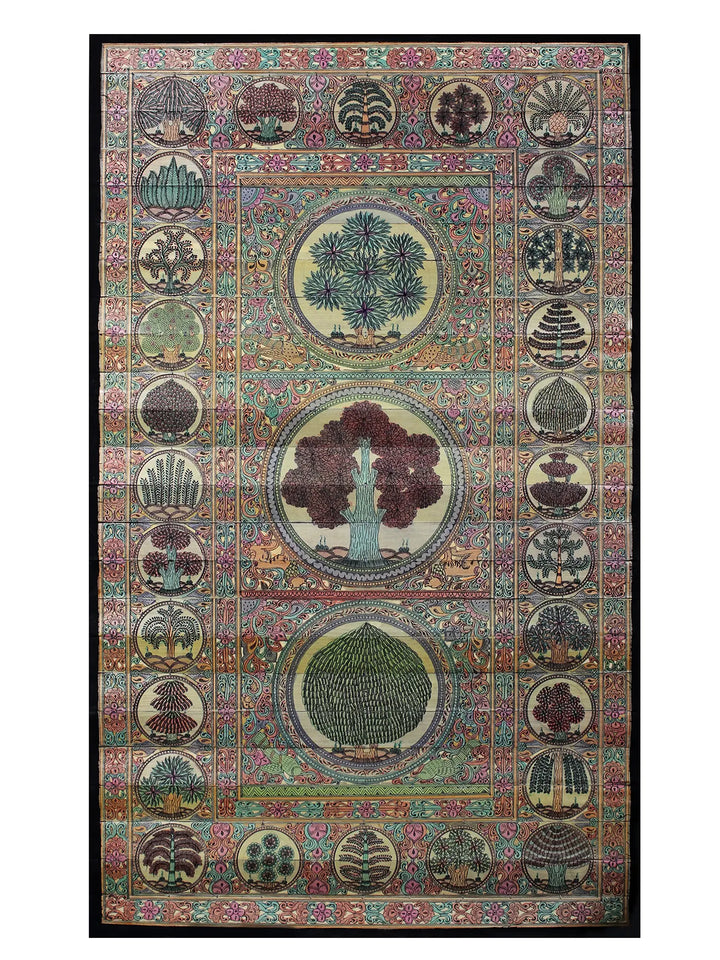 Tree Series 30 Pattachitra Painting on Cloth by Rabi Behera · view 1
