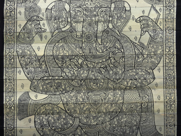 Bhagawan Ganesha Pattachitra Painting on Cloth by Rabi Behera · view 4