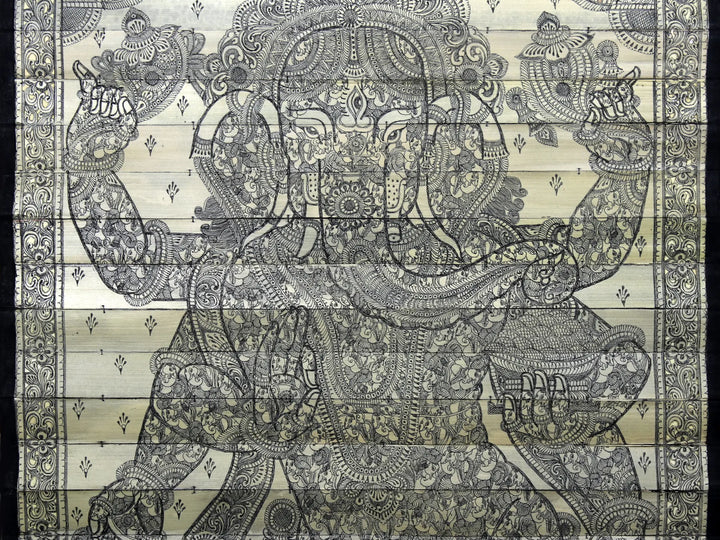Lord Ganesha Pattachitra Painting on Cloth by Rabi Behera · view 4