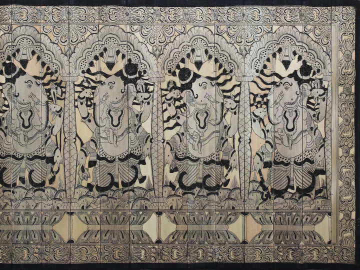 Lord Ganesha Pattachitra Painting on Cloth by Rabi Behera · view 4
