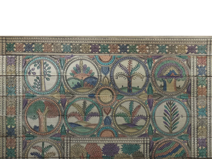 Tree Series 37 Pattachitra Painting on Cloth by Rabi Behera · view 3