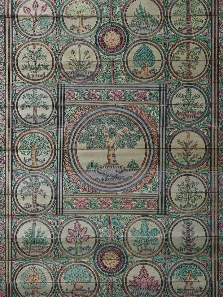Tree Series 45 Pattachitra Painting on Cloth by Rabi Behera · view 2