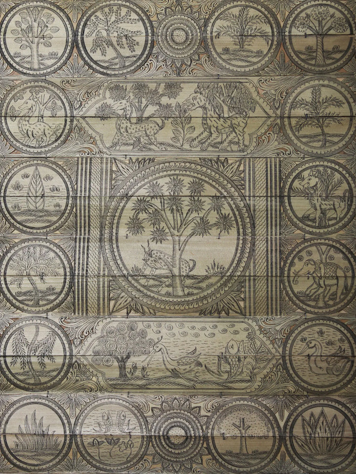 Tree with Animals Pattachitra Painting on Cloth · view 2