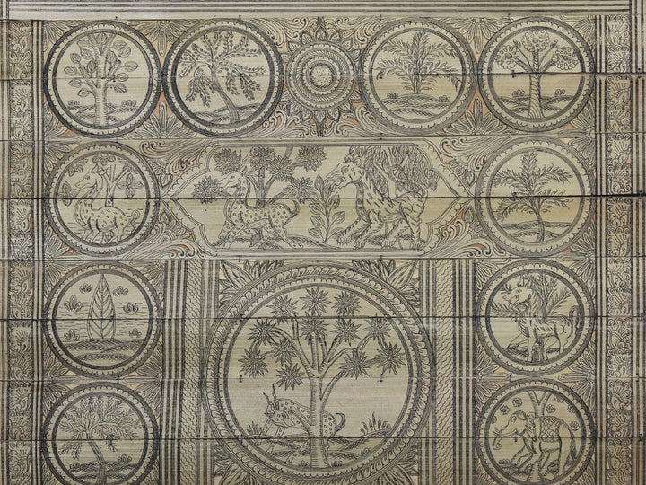 Tree with Animals Pattachitra Painting on Cloth · view 3