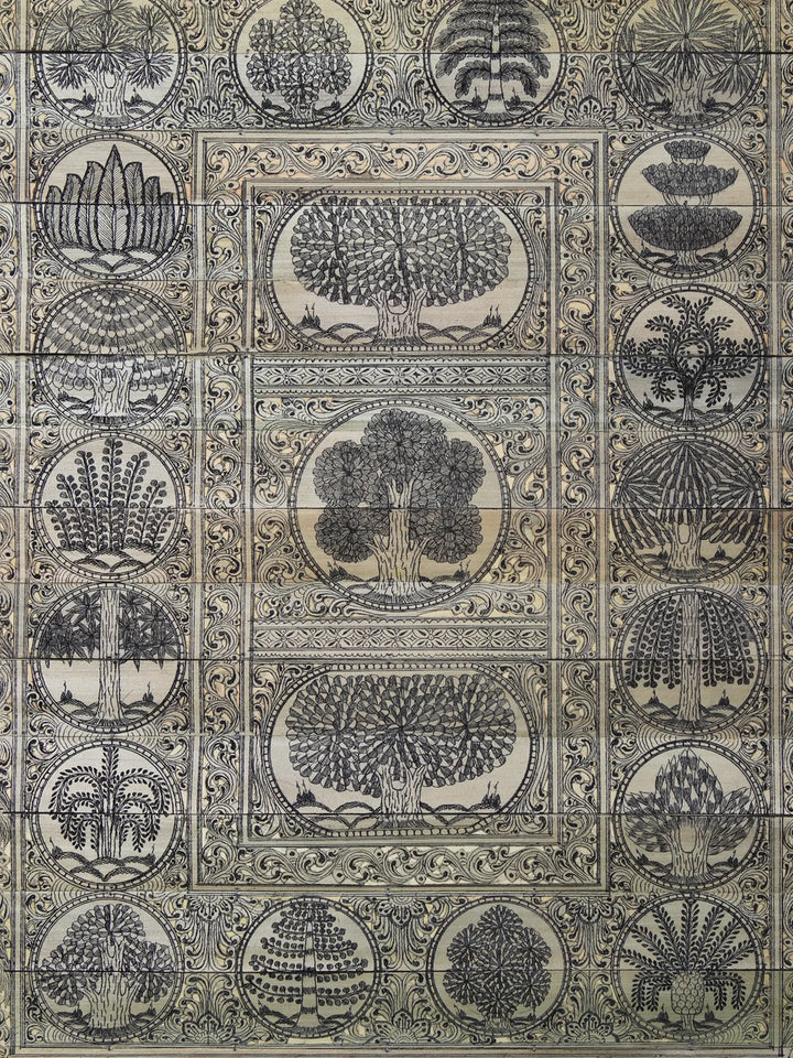 Tree Series 54 Pattachitra Painting on Cloth · view 2