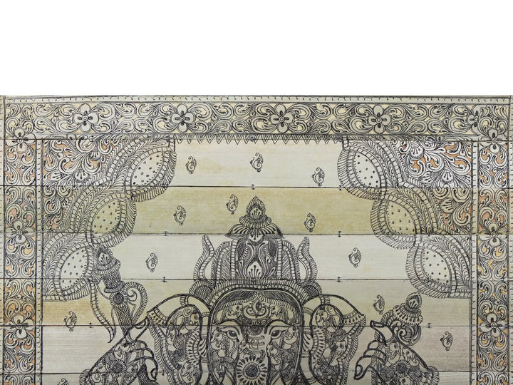 Lord Ganesha Pattachitra Painting on Cloth · view 3