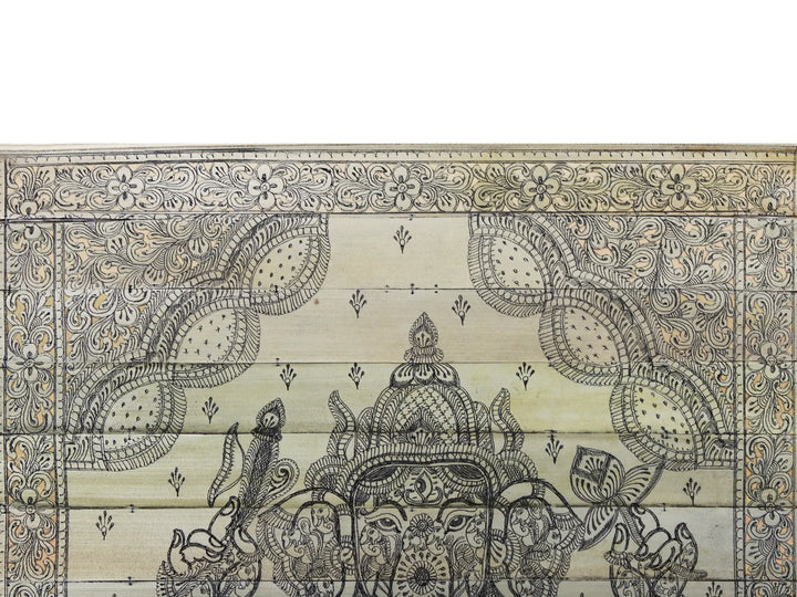 Lord Ganesha Pattachitra Painting on Cloth · view 3