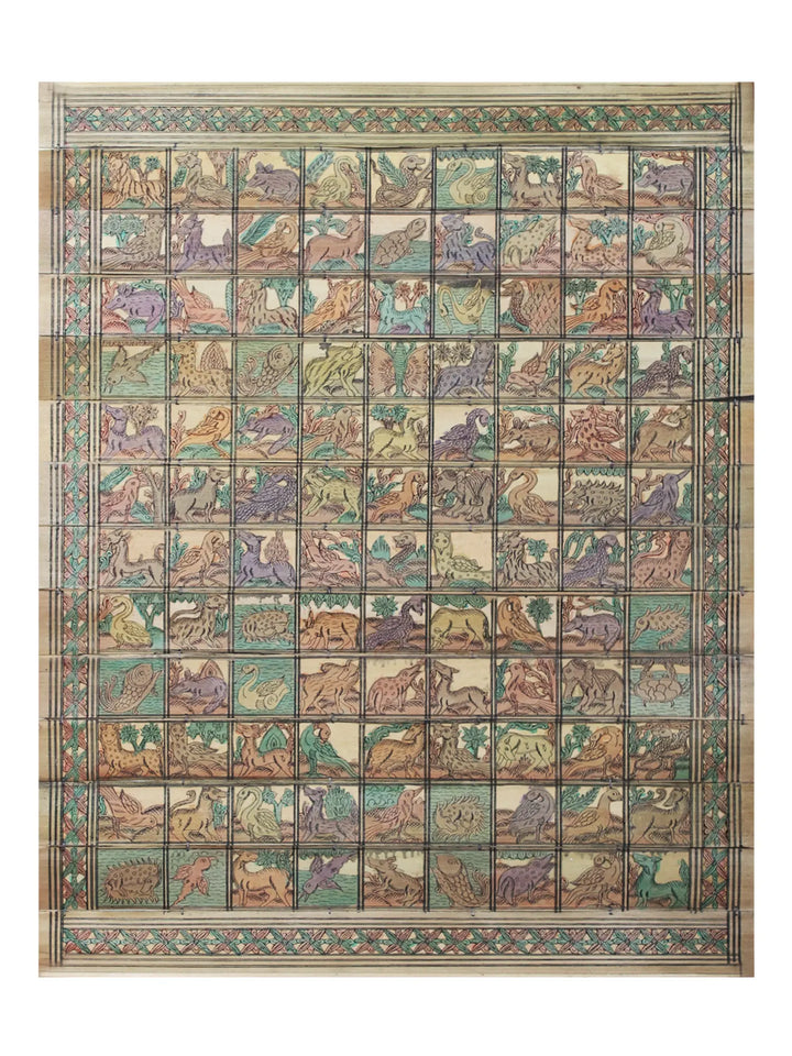 The Wildlife Pattachitra Painting on Cloth · view 1