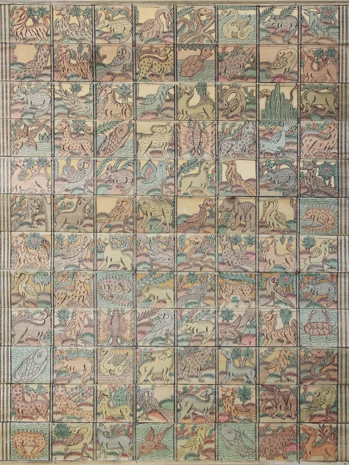 Wildlife Pattachitra Painting on Cloth · view 2