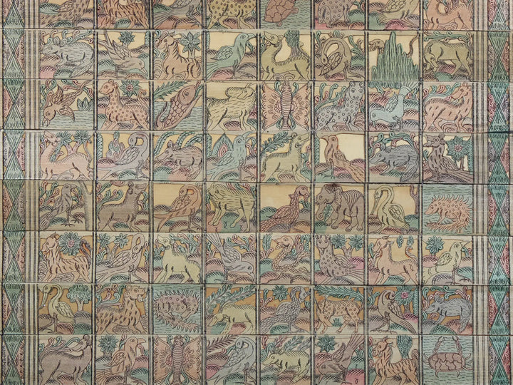 Wildlife Pattachitra Painting on Cloth · view 4