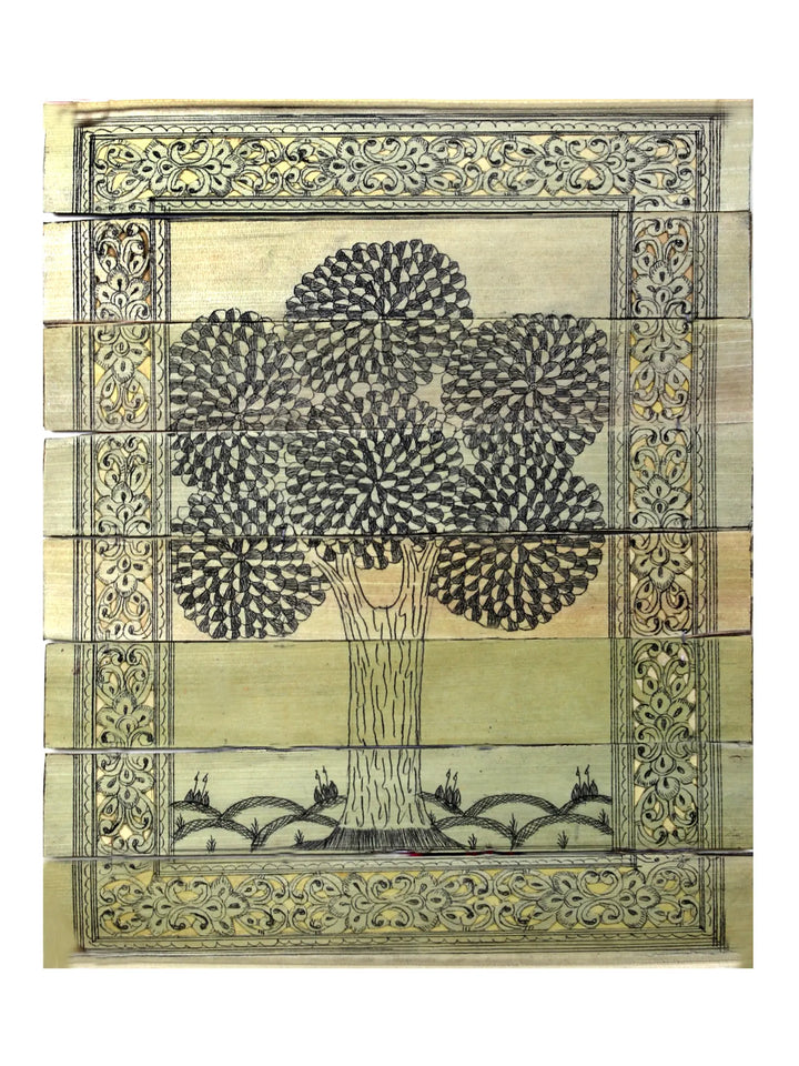 Tree Series 59 Pattachitra Painting on Cloth by Rabi Behera · view 1