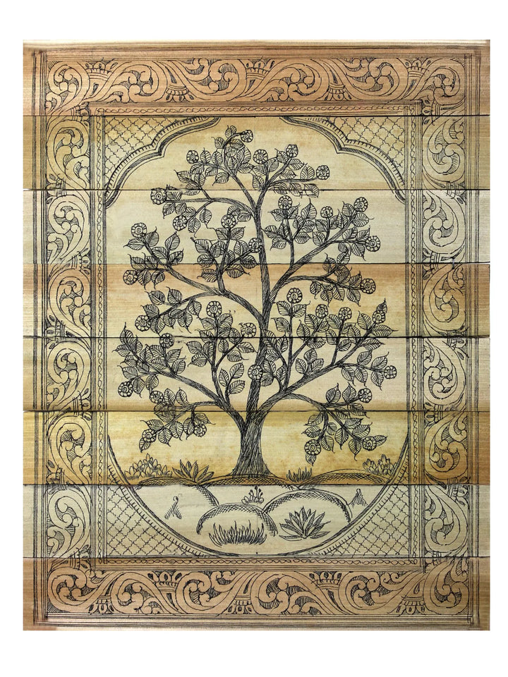 Tree Series 73 Pattachitra Painting on Cloth by Rabi Behera · view 1