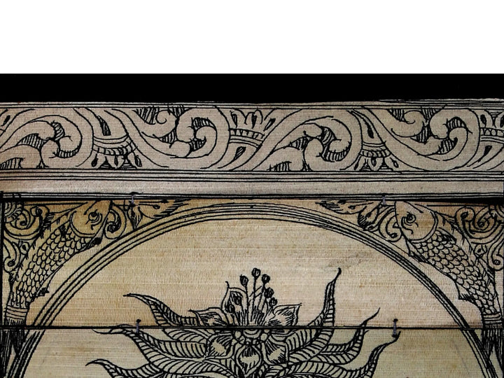 Tree Series 78 - Odisha Palm Leaf Patta Pattachitra Painting on Palm Leaf · view 4