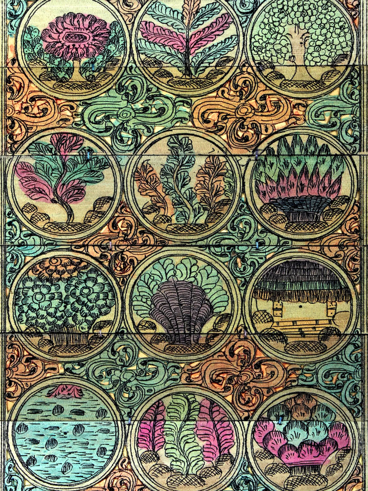 Tree Series 80 Pattachitra Painting on Cloth · view 2