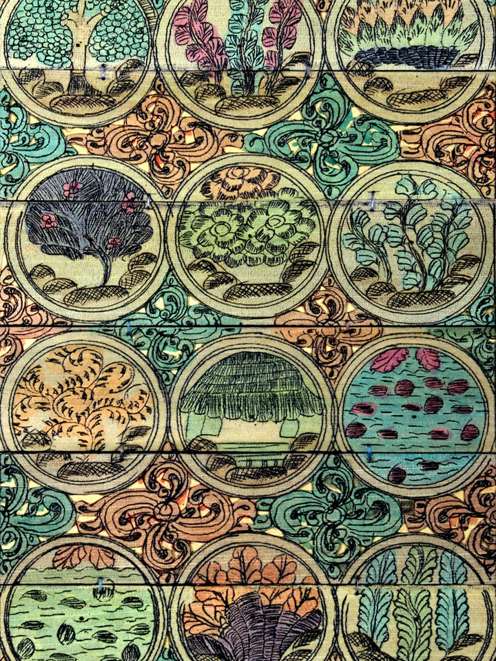 Tree Series 83 Pattachitra Painting on Cloth · view 2