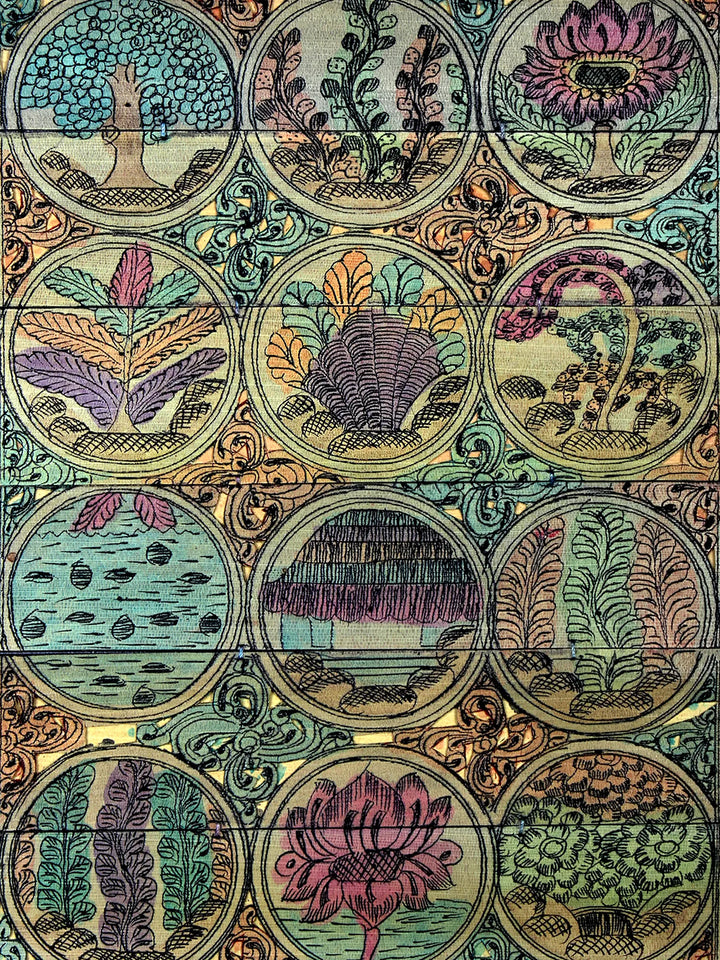 Tree Series 85 Pattachitra Painting on Cloth · view 2