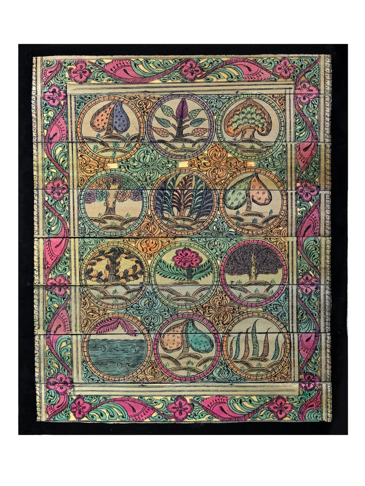 Tree Series 90 Pattachitra Painting on Cloth · view 1
