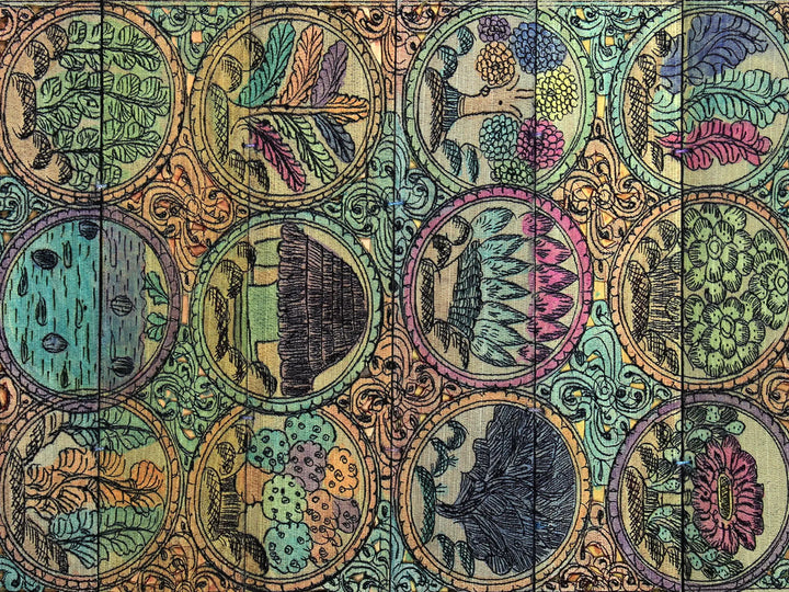 Tree Series 92 Pattachitra Painting on Cloth · view 2