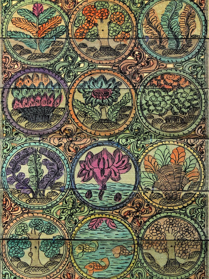 Tree Series 97 Pattachitra Painting on Cloth · view 2