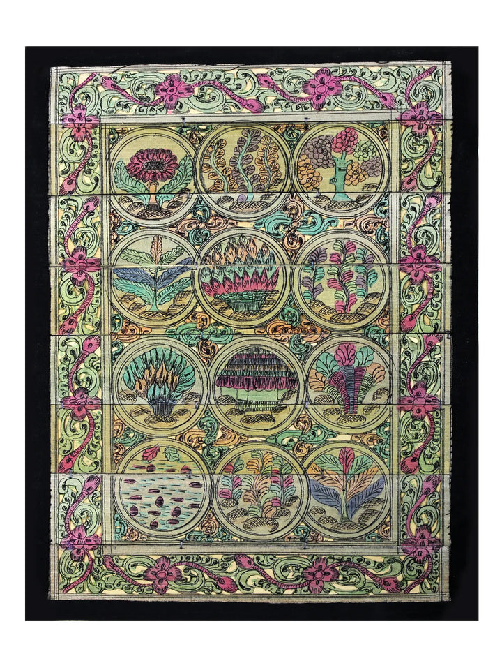 Tree Series 98 Pattachitra Painting on Cloth · view 1