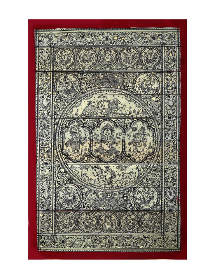 Lord Ganesha Pattachitra Painting on Cloth · view 1