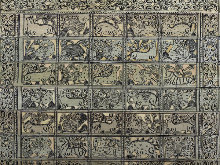 Wildlife Pattachitra Painting on Cloth · view 2