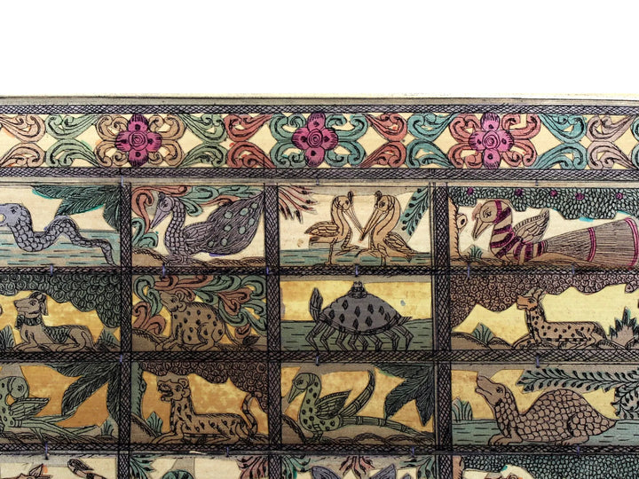 The Wildlife Pattachitra Painting on Cloth · view 3