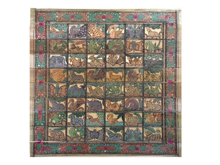 Wildlife Pattachitra Painting on Cloth · view 1