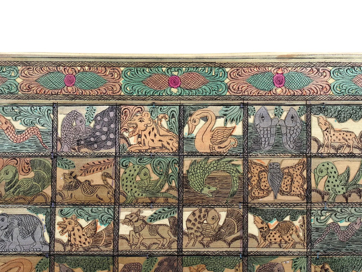 Wildlife Pattachitra Painting on Cloth · view 3