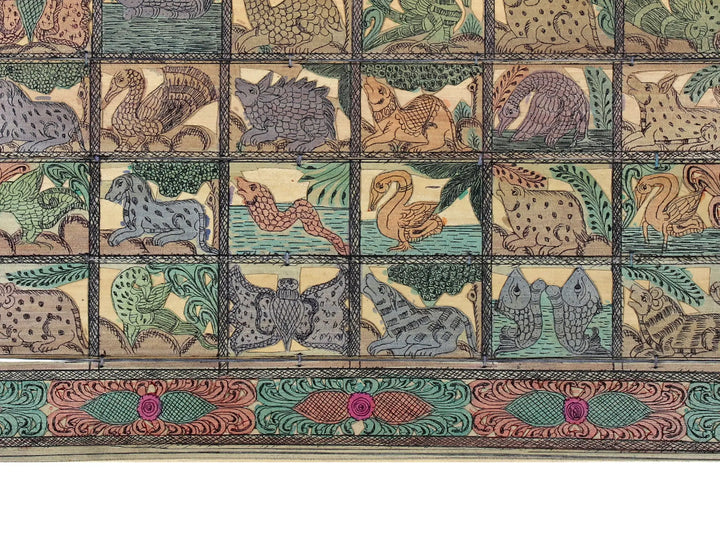 Wildlife Pattachitra Painting on Cloth · view 4