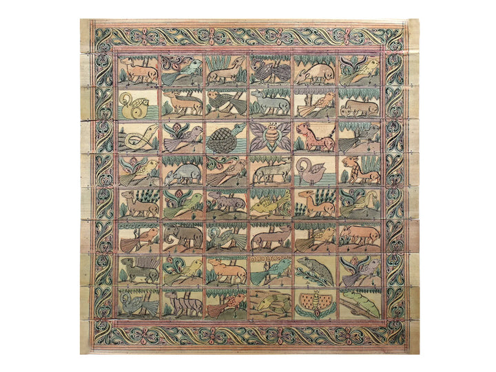 Wildlife Pattachitra Painting on Cloth · view 1