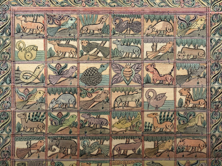 Wildlife Pattachitra Painting on Cloth · view 2