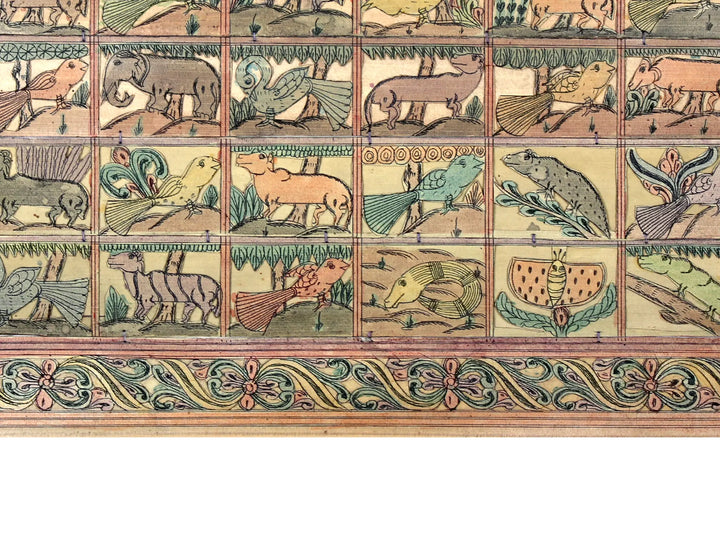 Wildlife Pattachitra Painting on Cloth · view 4
