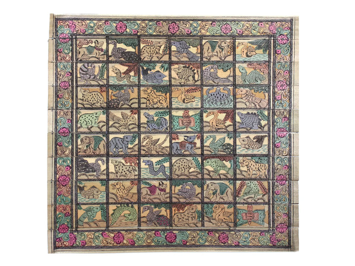 Wildlife Pattachitra Painting on Cloth · view 1