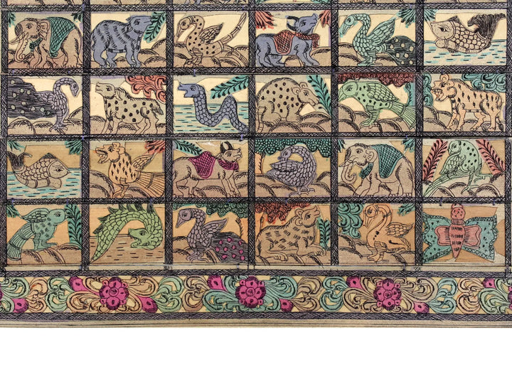 Wildlife Pattachitra Painting on Cloth · view 4