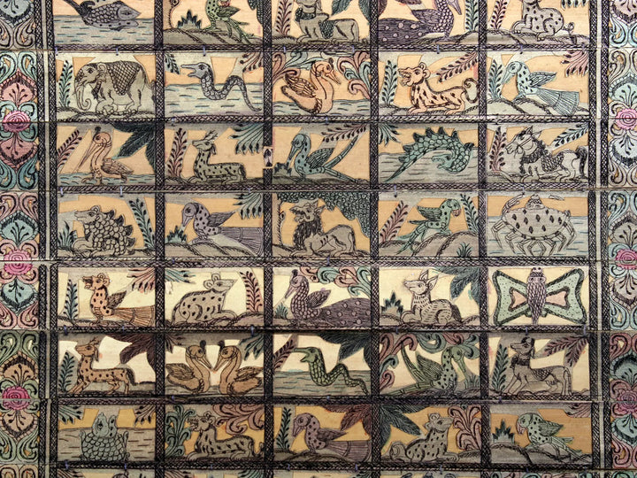 The Wildlife Patachitra from Odisha Pattachitra Painting on Cloth · view 2