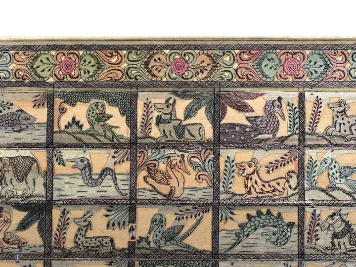 The Wildlife Patachitra from Odisha Pattachitra Painting on Cloth · view 3