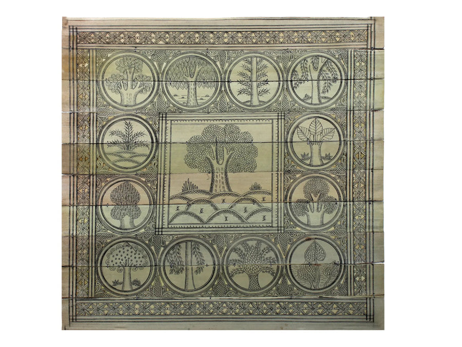 Tree Series 103 Pattachitra Painting on Cloth