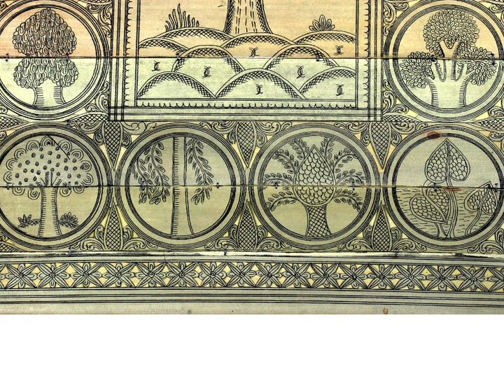 Tree Series 103 Pattachitra Painting on Cloth · view 4