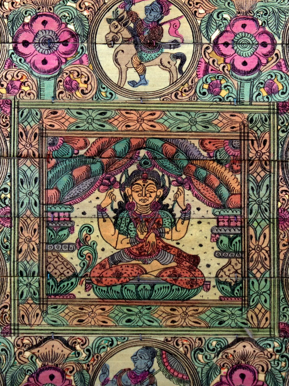 Goddess Lakshmi with Ten Incarnations of Lord Vishnu (Dashavatara)