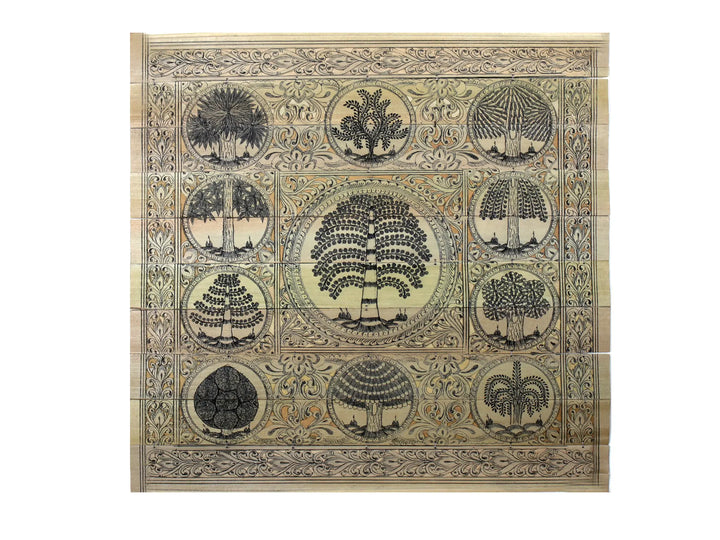 Tree Series 106 Pattachitra Painting on Cloth · view 1