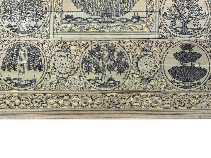Tree Series 119 Pattachitra Painting on Cloth · view 4